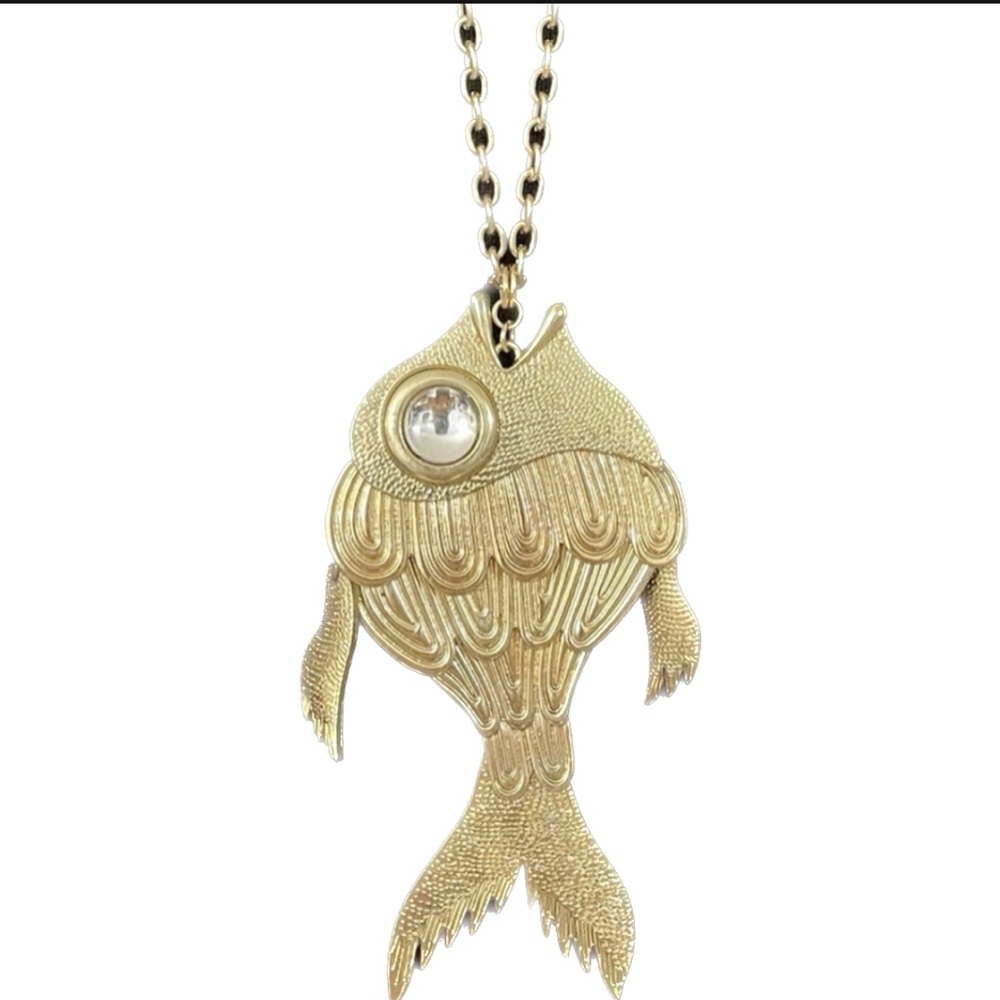 Articulating Fish Necklace